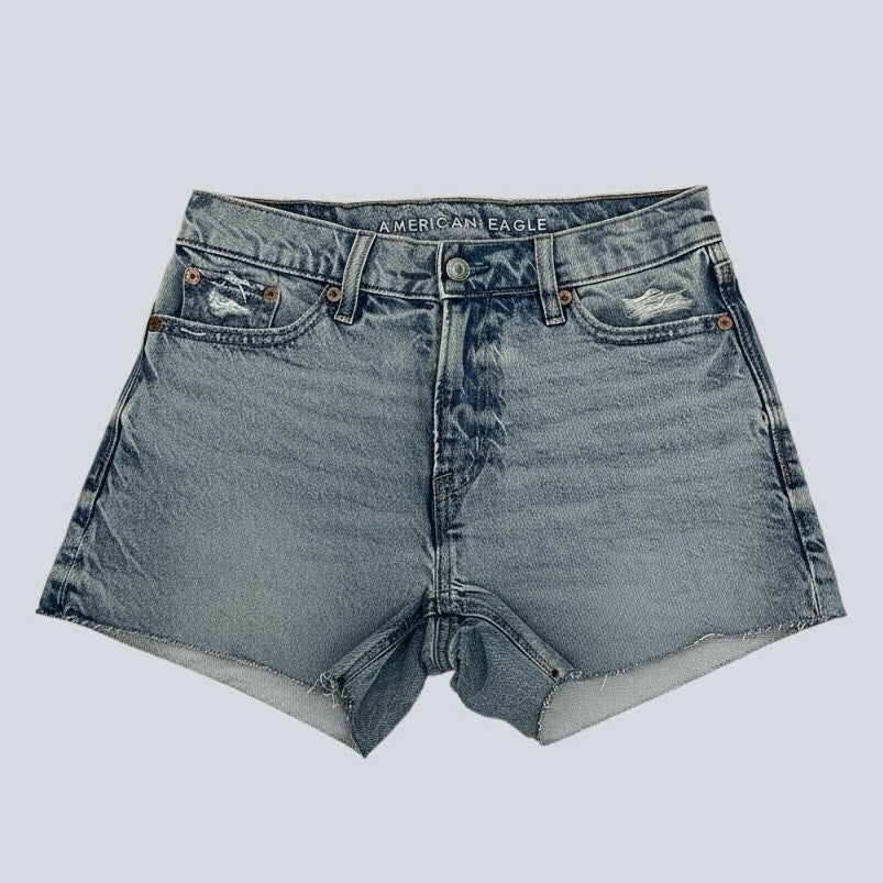 NWT American Eagle Ex-Boyfriend Stretch Low Rise Mini Jean Shorts