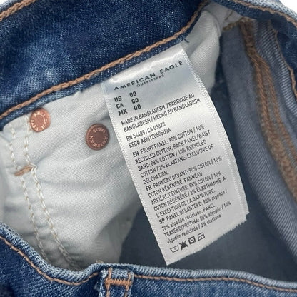 American Eagle Strigid Relaxed Mini Jean Shorts