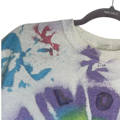 Fish LOVE Colorful Tie Dye Short Sleeve Tee