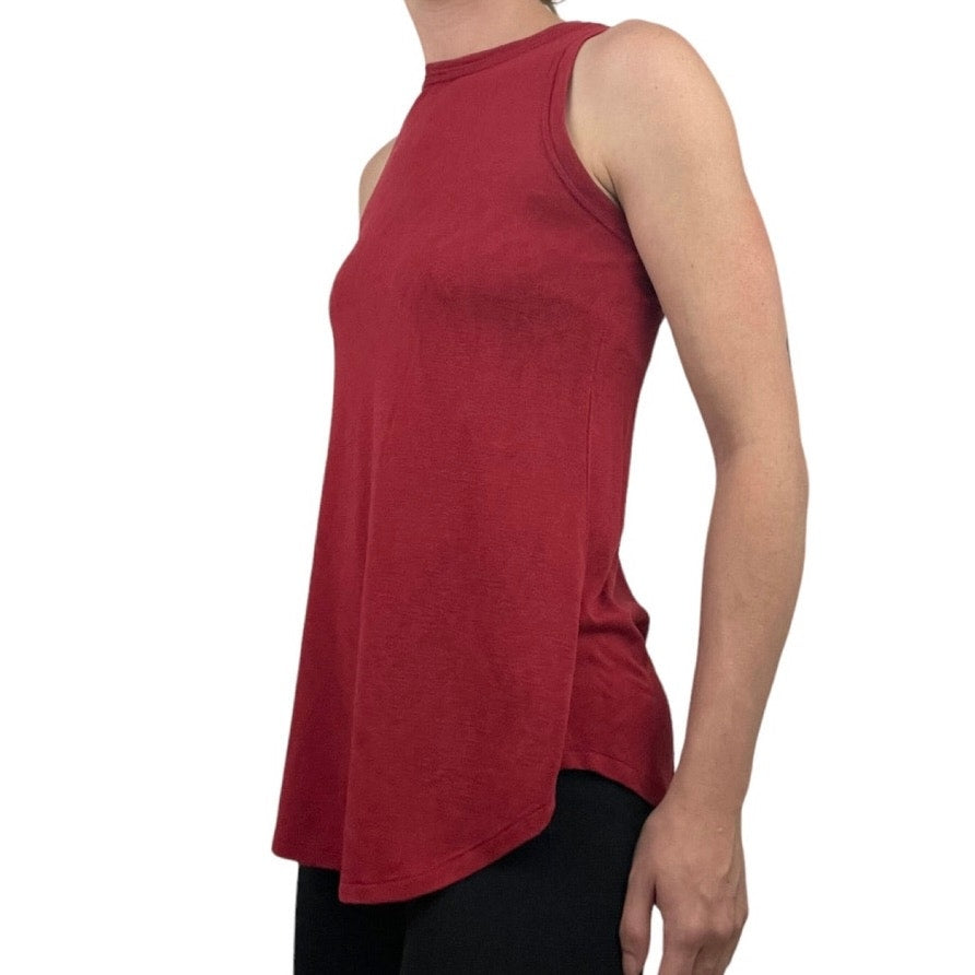 Athleta Soft Red Tank Top Blouse