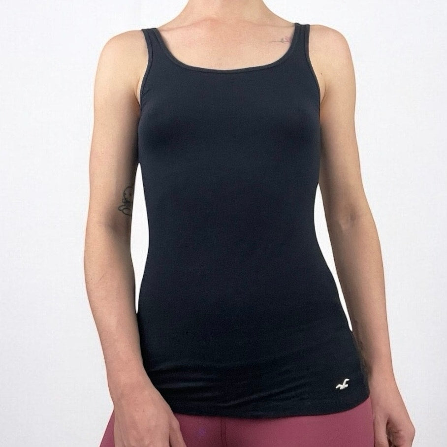 Hollister Soft Black Thin Tank Top