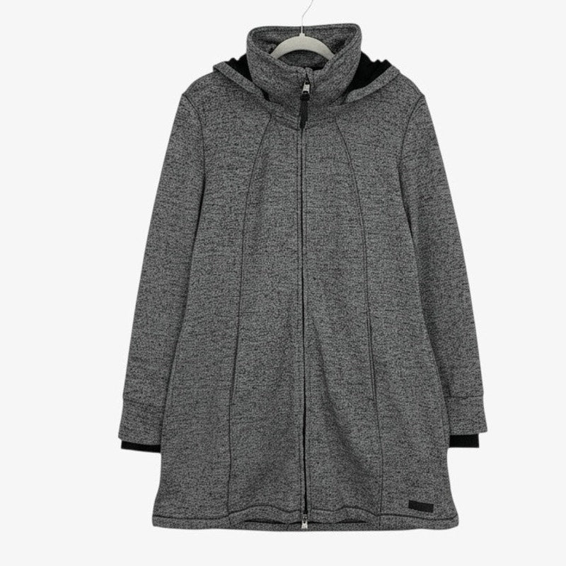 Kenneth Cole Reaction Grey Zip Up Quick Dry Headphone Access Hoodie Sweatshirt