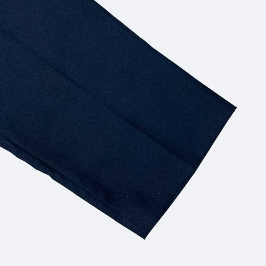 Pronto Uomo Mens Navy Blue Flat Front Dress Pants