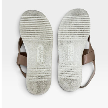 Dr. Scholl's Beige So Chill Slingback Strappy Thong Sandals