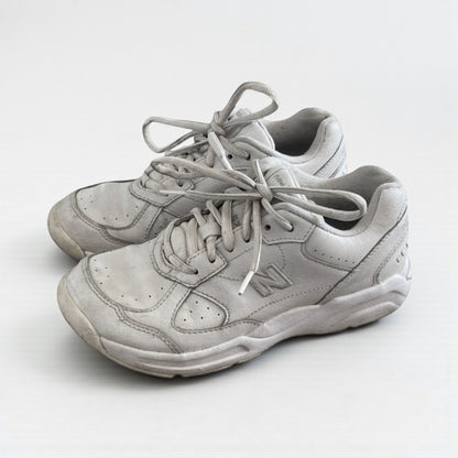 New Balance Abzorb Walking Strike Path 574 White Platform Sneakers SL-2 Fit