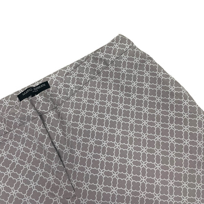 Mario Serrani Quatrefoil Print Midi Shorts