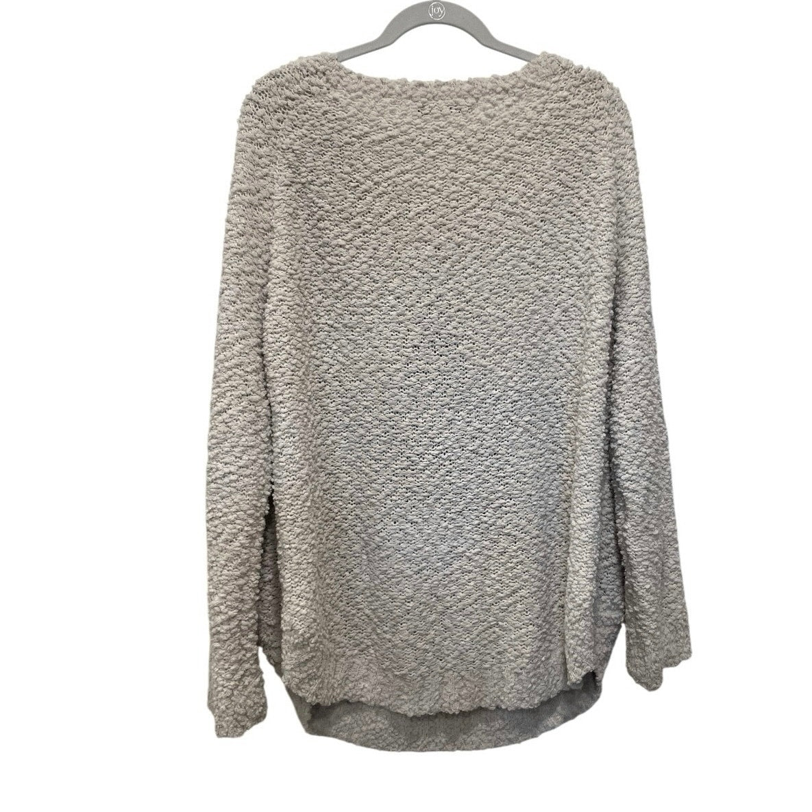 Doe & Rae Cream & Black Star Popcorn Knit Crewneck Sweater