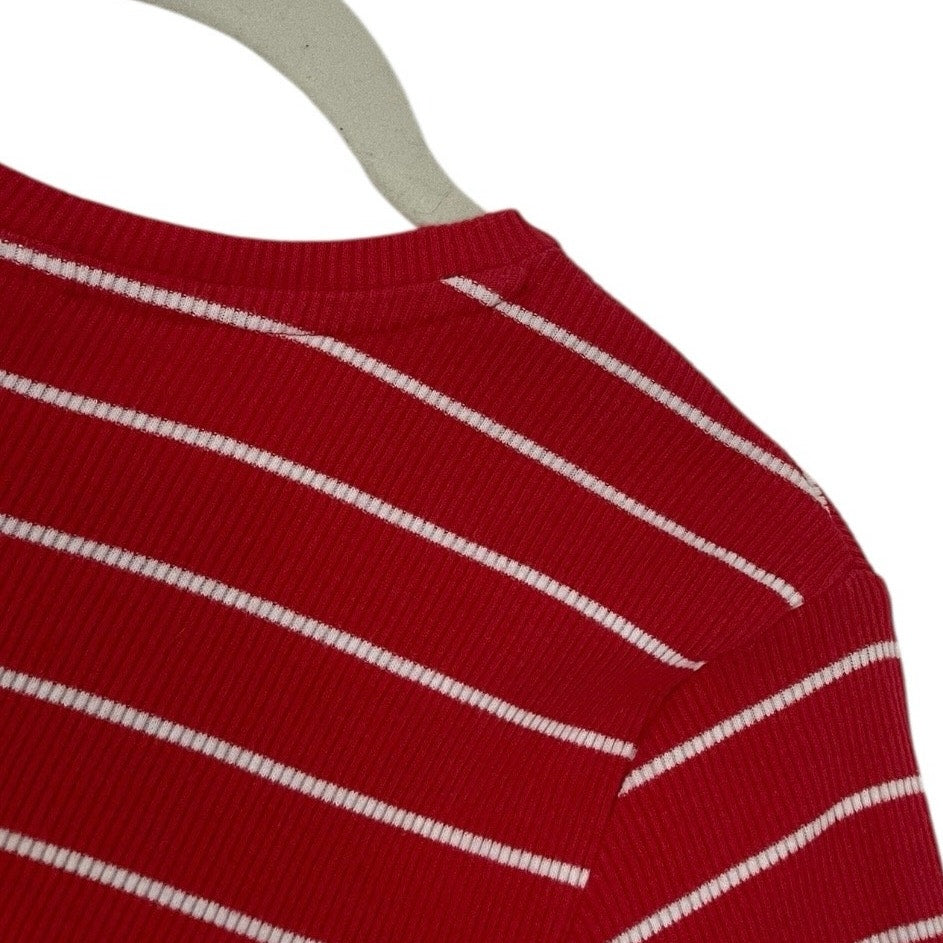 Care Bears Red & White Striped Short Sleeve Top