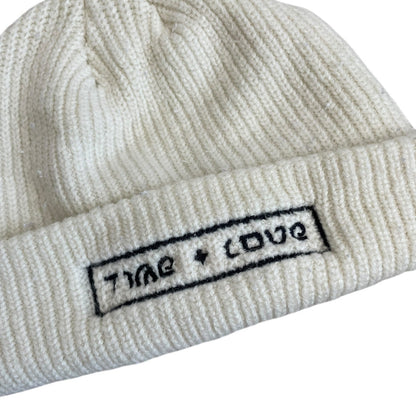 AS Colour Time + Love Cream Cable Knit Beanie Hat