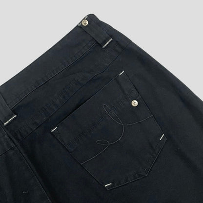 I.E. Relaxed Black Flare Jeans