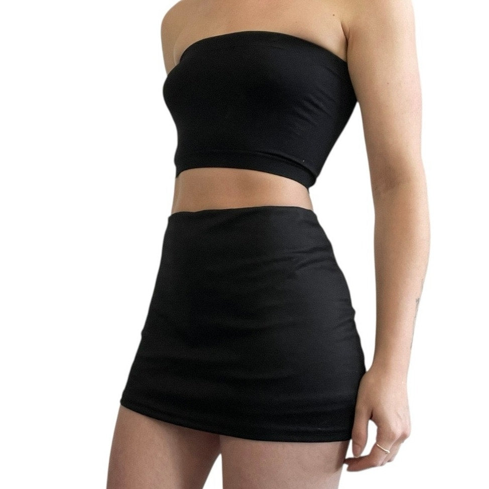 Black Mini Skort
