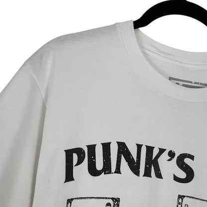 Learn to Forget Punk's Dead. 100 Dollar Bills White Graphic Tee