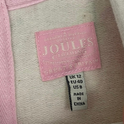Joules Grey & Pink Floral Blossom Long Sleeve Top