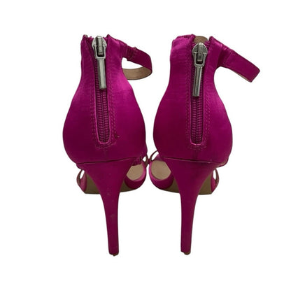 Steve Madden Vibrant Pink Strappy Stiletto Heels