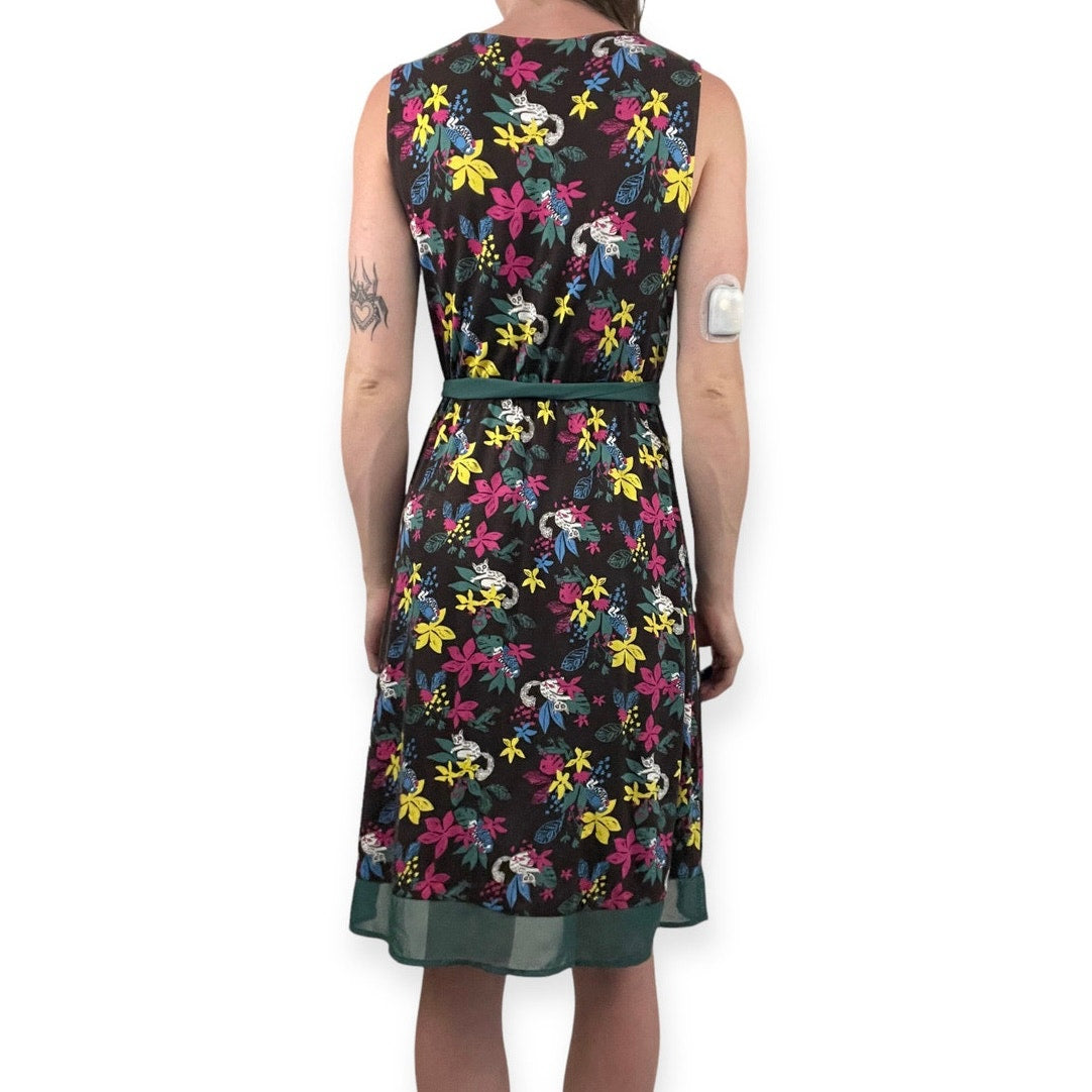 ModCloth Floral Print Midi Dress