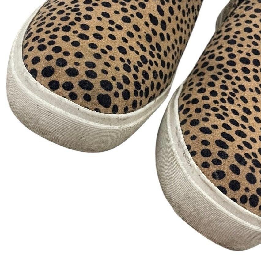 Dr. Scholl's Cheetah Print Faux Suede Slip On Sneakers