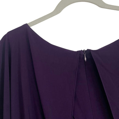 Coldwater Creek Plum Long Sleeve Dress