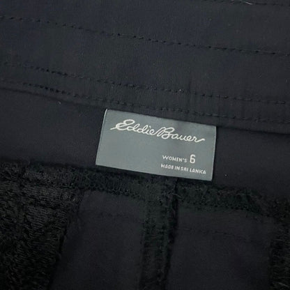 Eddie Bauer Black Rolled Hem Bermuda Shorts