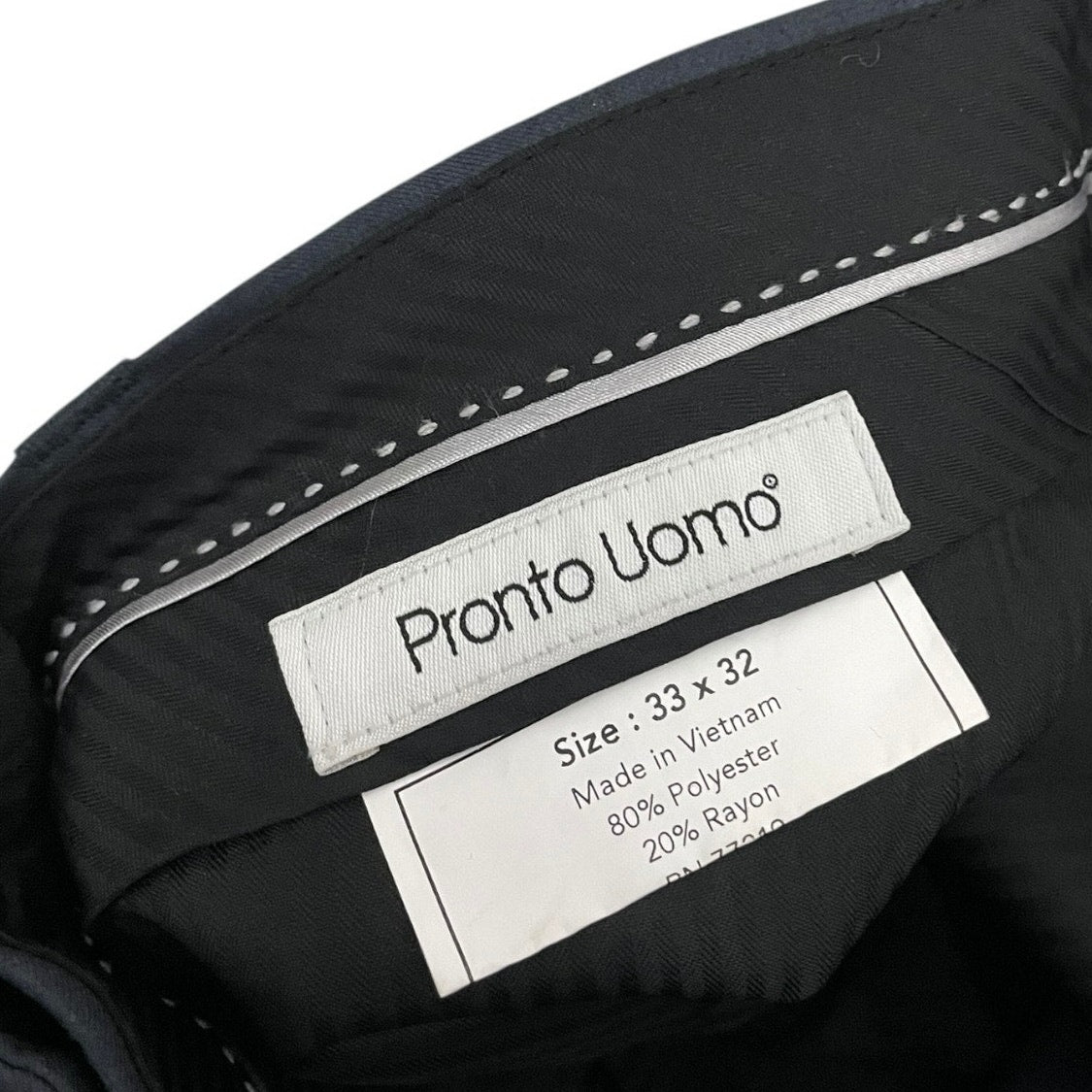 Pronto Uomo Mens Flat Front Straight Leg Dress Pants