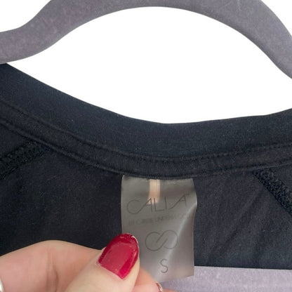 Calia by Carrie Underwood Black Short Sleeve Active Top