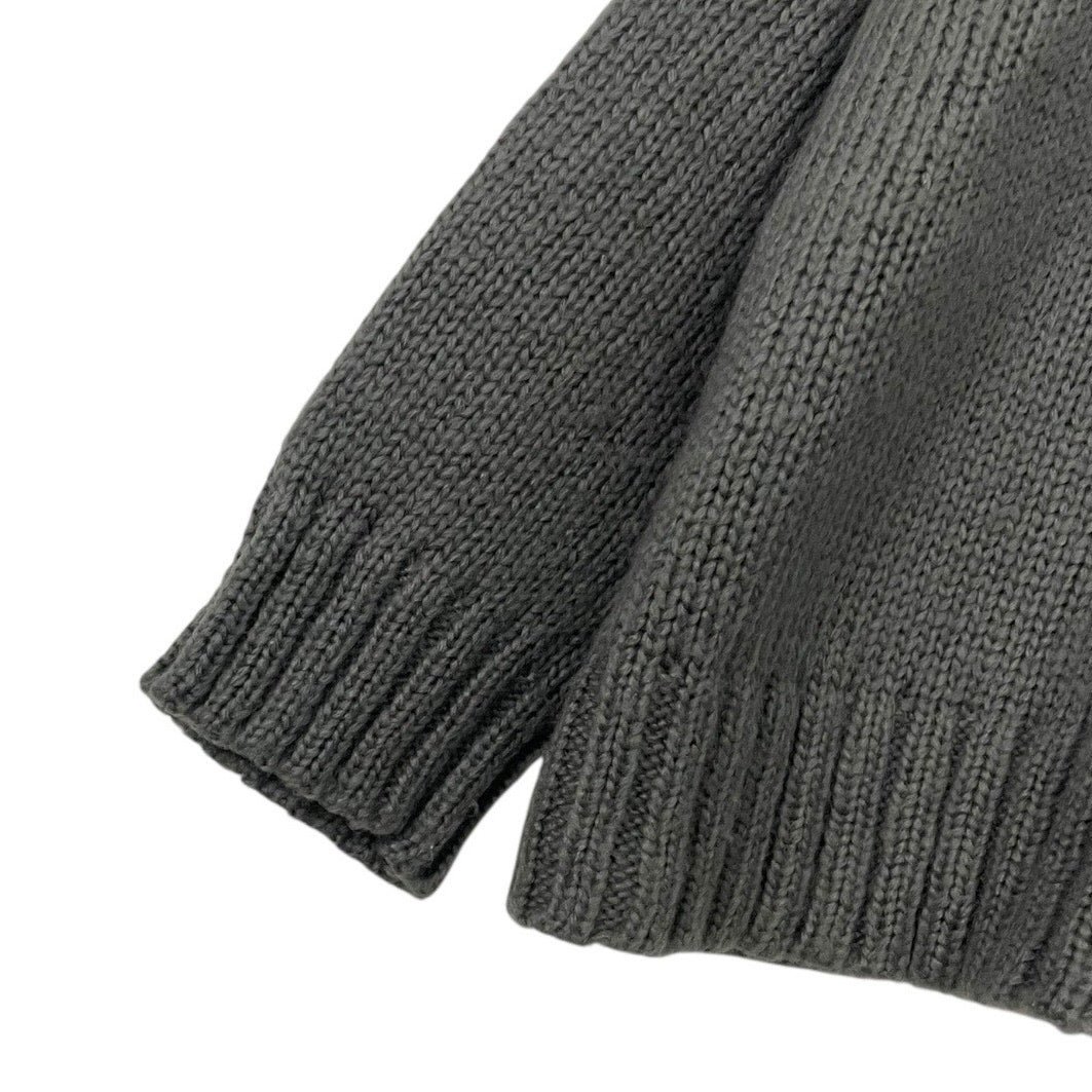 Wooden Ships Grey Crewneck Wool Knit Sweater