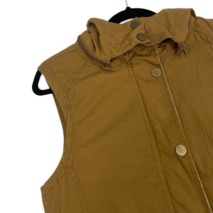 YMI Collection Beige Zip Up Hooded Vest