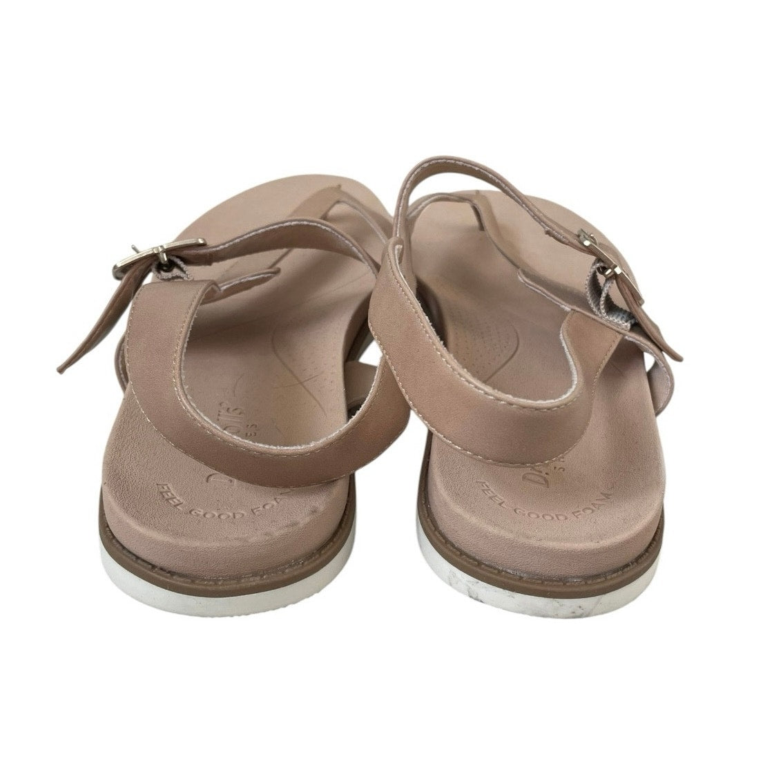 Dr. Scholl's Beige So Chill Slingback Strappy Thong Sandals