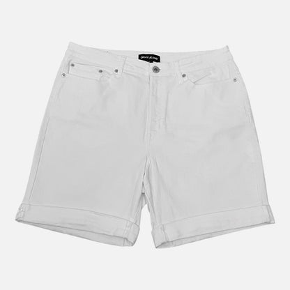 DKNY Jeans White Denim Mini Shorts