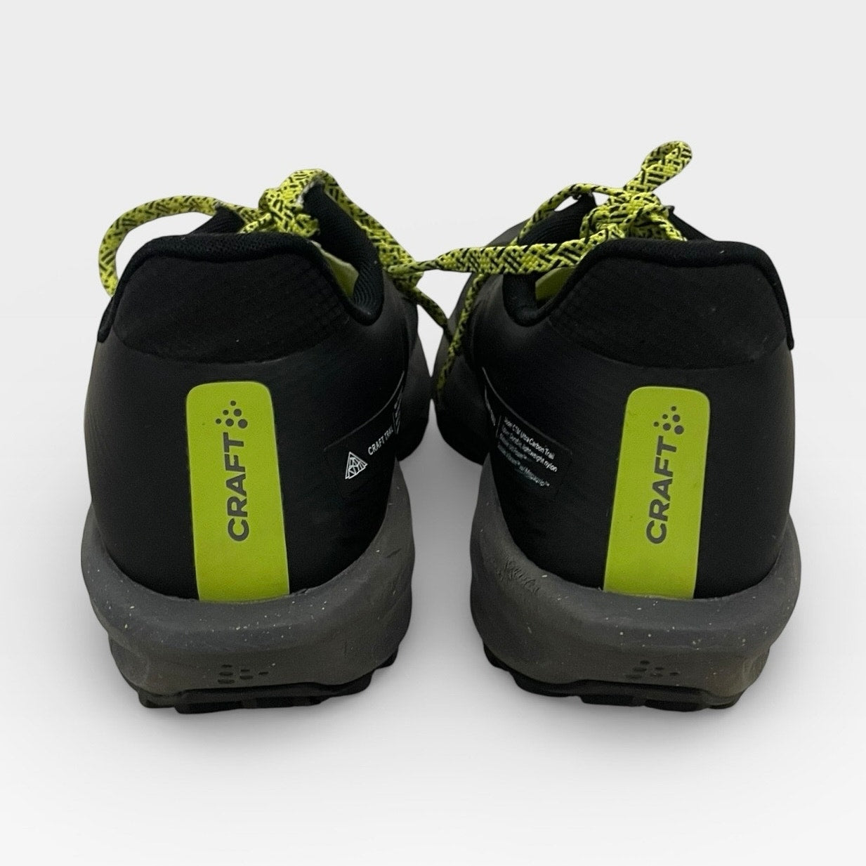 Vibram Mens Craft CTM Ultra Carbon Trail Running Black Sneakers