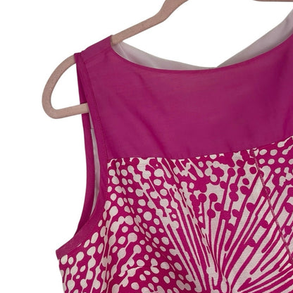 Doncaster Pink & White Patterned Mini Dress