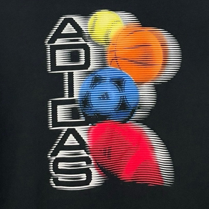 NWT Adidas Boys' Distortion Black Multi Sport Graphic Tee