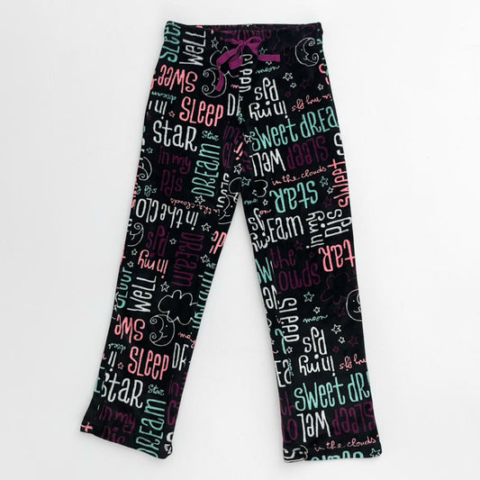 Secret Treasures Black Fluffy Pajama Pants