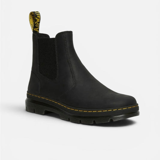 BNIB Dr. Martens Wyoming Black Leather Embury Chelsea Boots