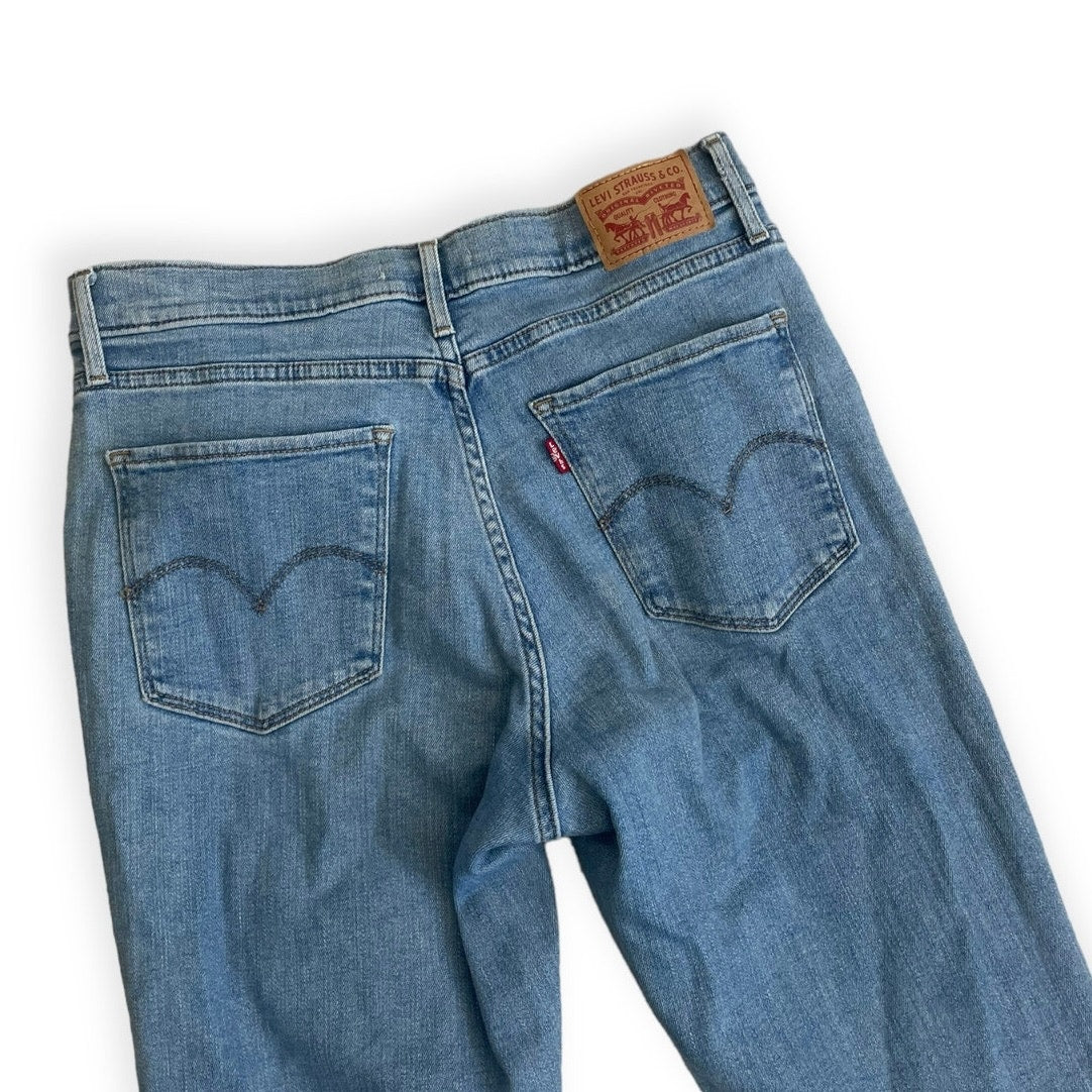 Levi’s 724 High Rise Straight Distressed Jeans