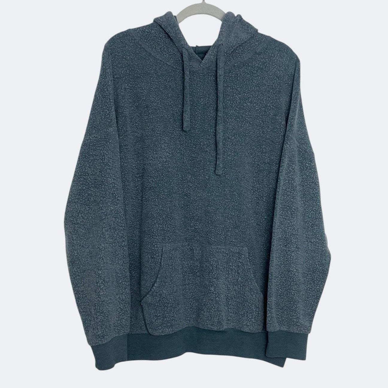 Soft Serve Mens Blue Fleece Hoodie Sweatshirt