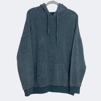 Soft Serve Mens Blue Fleece Hoodie Sweatshirt