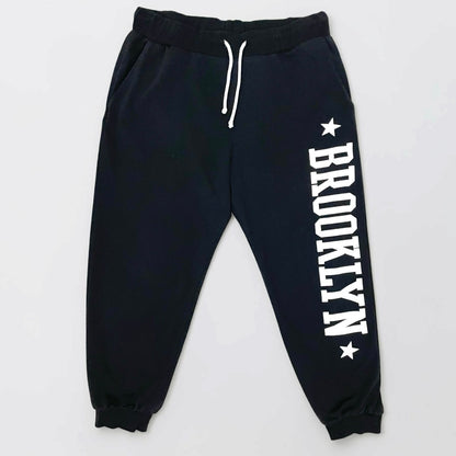 Divided by H&M Mens Black & White Brooklyn Sweatpants