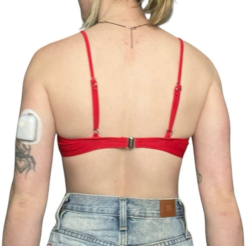 Red Padded Bikini Top