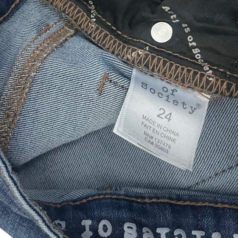 Articles of Society Dark Wash High Rise Skinny Jeans