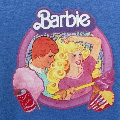 Gildan Blue Barbie & Ken Short Sleeve Graphic Tee