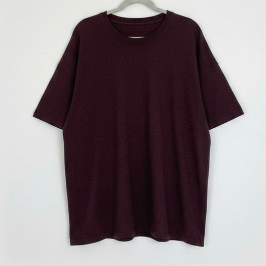 Mens Dark Brown Short Sleeve Shirt