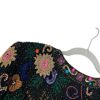 Lawrence Kazar Vintage Beaded Embellished Evening Jacket