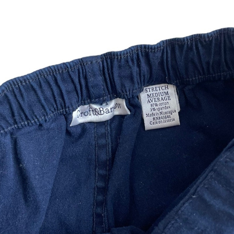 Croft & Barrow Navy Blue Soft Stretch Pants