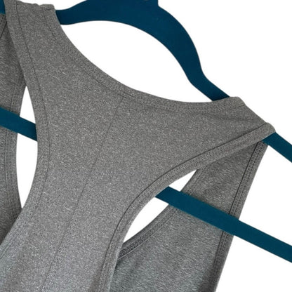 Fila Performance Port Athletic Grey Racerback Active V-Neck Tank Top