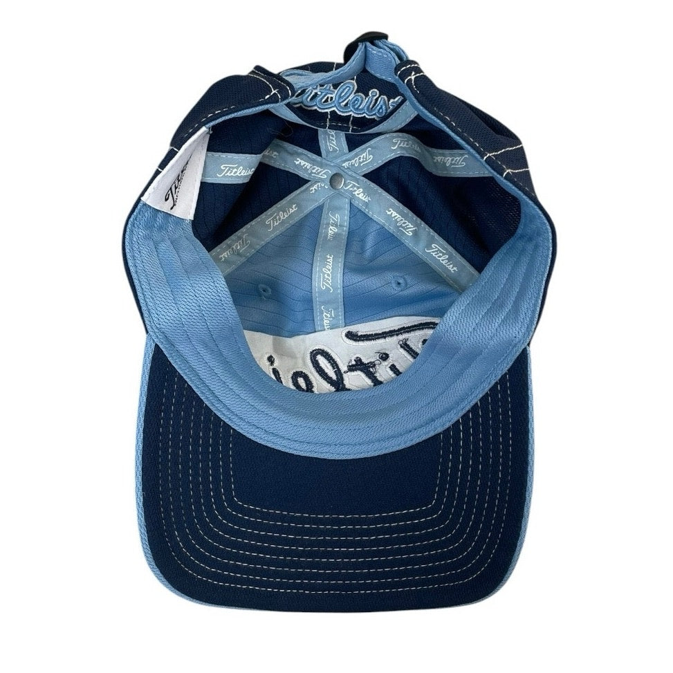 Titleist Blue Color Block Strapback Golf Hat