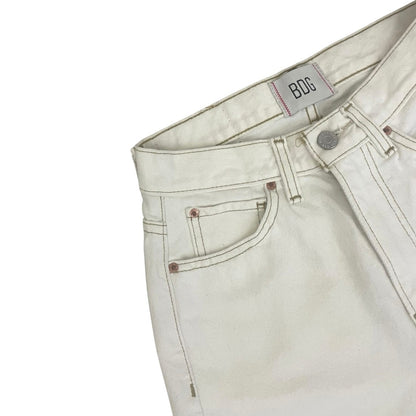 BDG Cream High Rise Cowboy Jeans