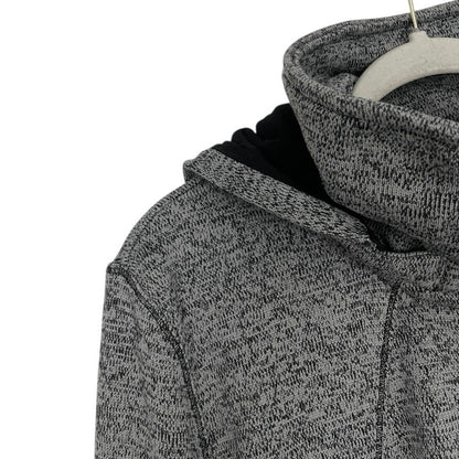 Kenneth Cole Reaction Grey Zip Up Quick Dry Headphone Access Hoodie Sweatshirt