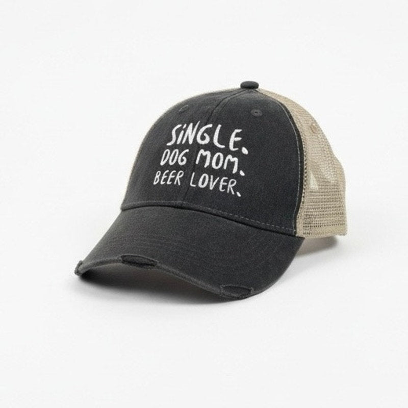 Adams Graphic Distressed Snapback Trucker Hat