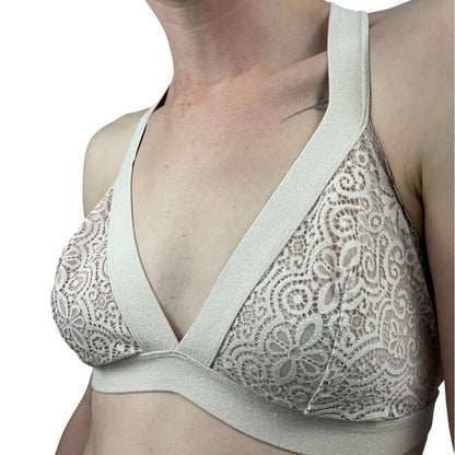 Colsie Light Pink Sheer Lace Bralette