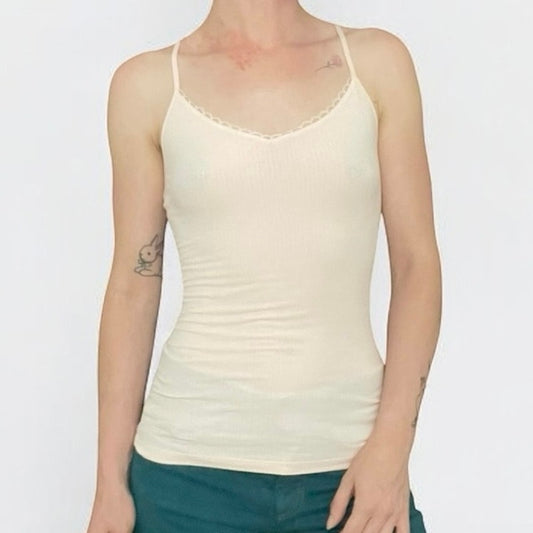 And ea wy Light Pink Lace Trim Camisole